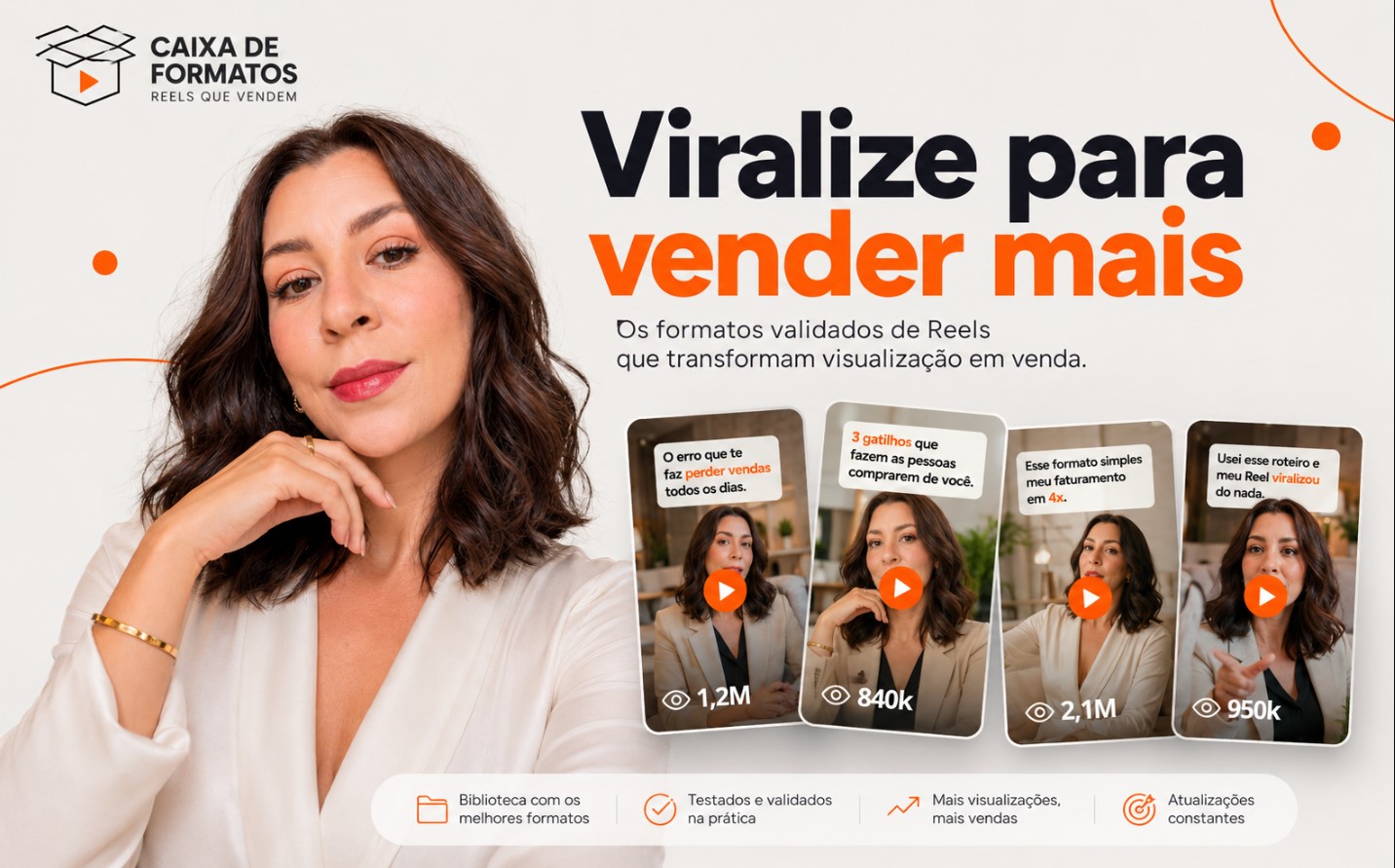 Caixa de Formatos — Reels que vendem